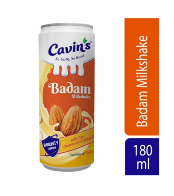 CAVINS  MILK SHAKE BADAM - 180 ML
